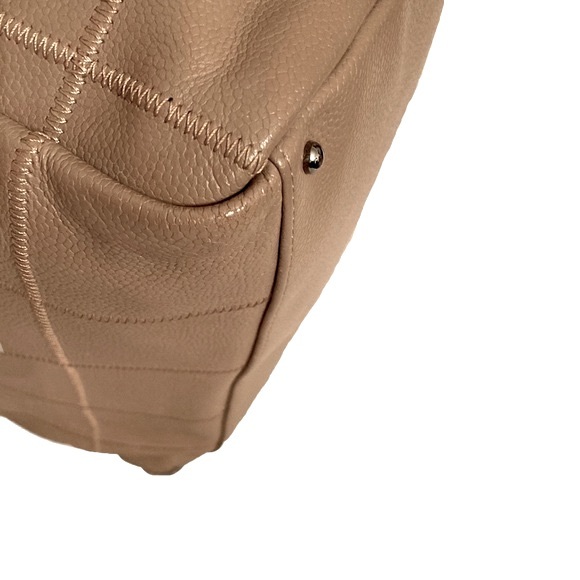 CHANEL Large Caviar Leather Quilted Bowler Bag - Picture 15 of 16